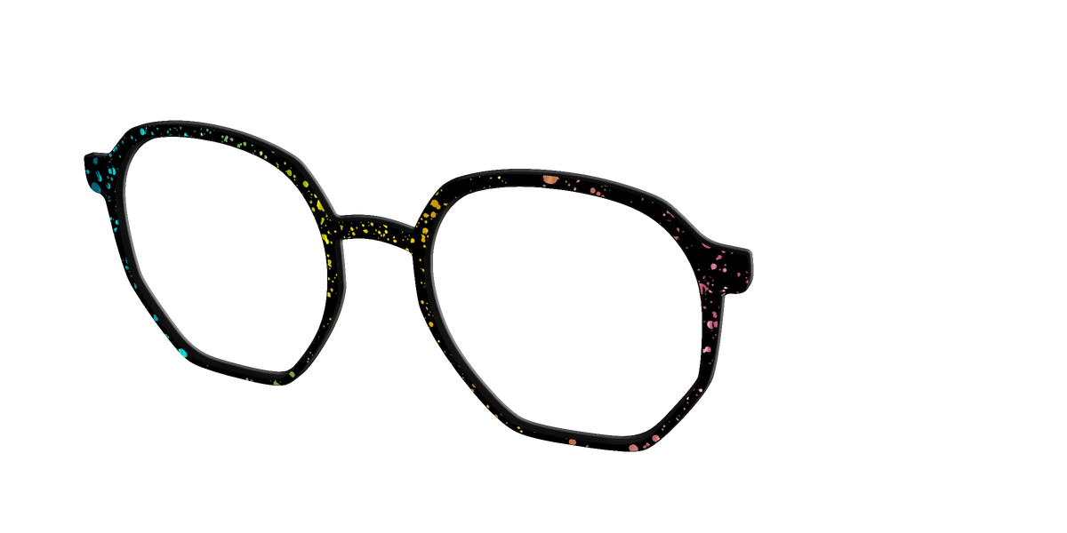 The Rainbow Foil Splatter
