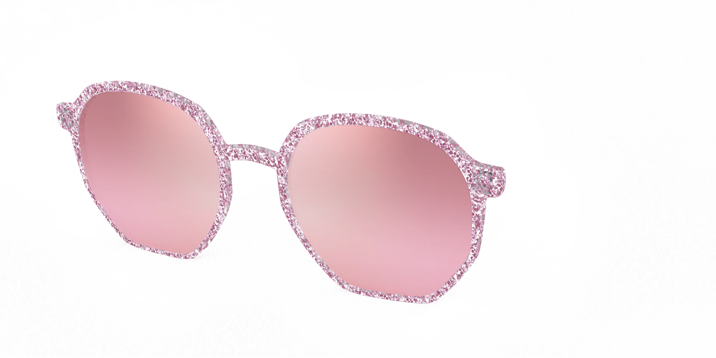 The Polarized Rose Gold Sparkle Sun Top