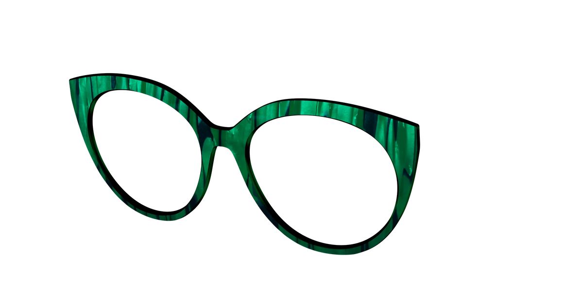 The Emerald Moire Stripes
