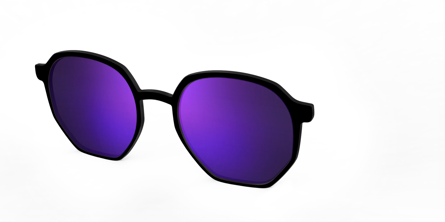 The Polarized Purple Reflective Sun Top