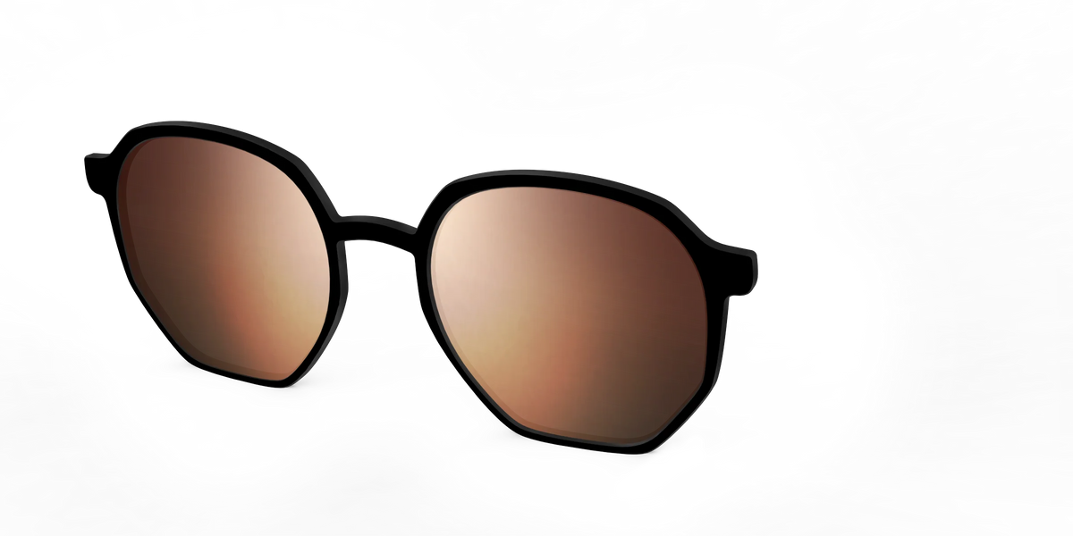 The Polarized Gold Reflective Sun Top