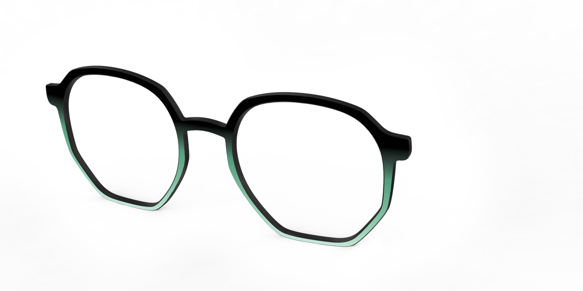 The Black to Spearmint Gradient