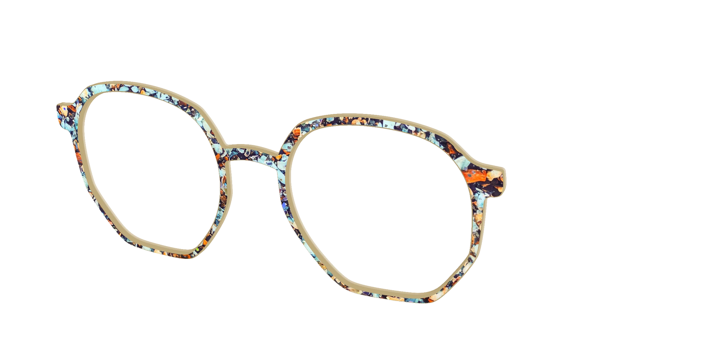 The Seashell Tortoise with Holographic Glitter