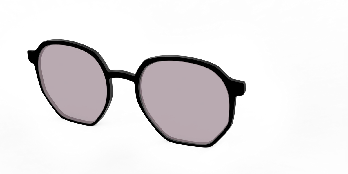 The Black with Gray Gaming Lens