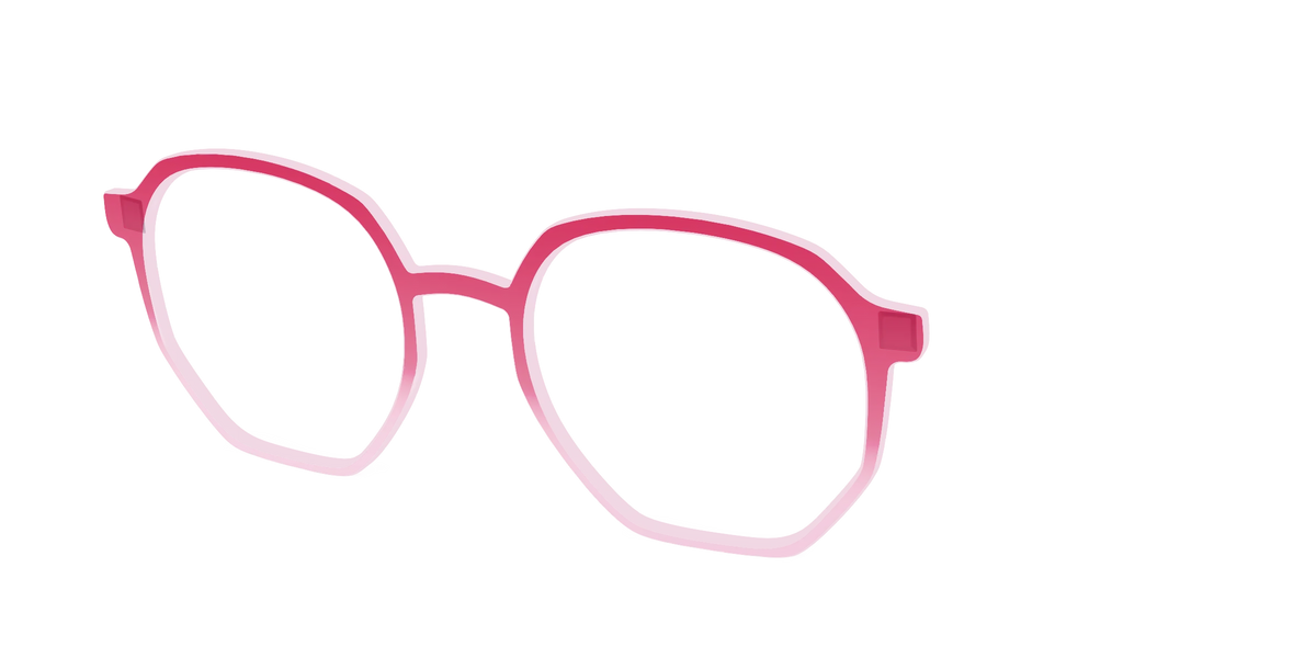 The Flamingo to Blush Gradient Crystal