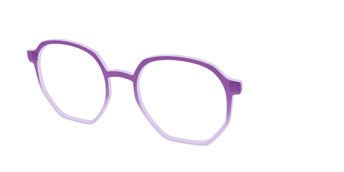 The Plum to Lilac Gradient Crystal