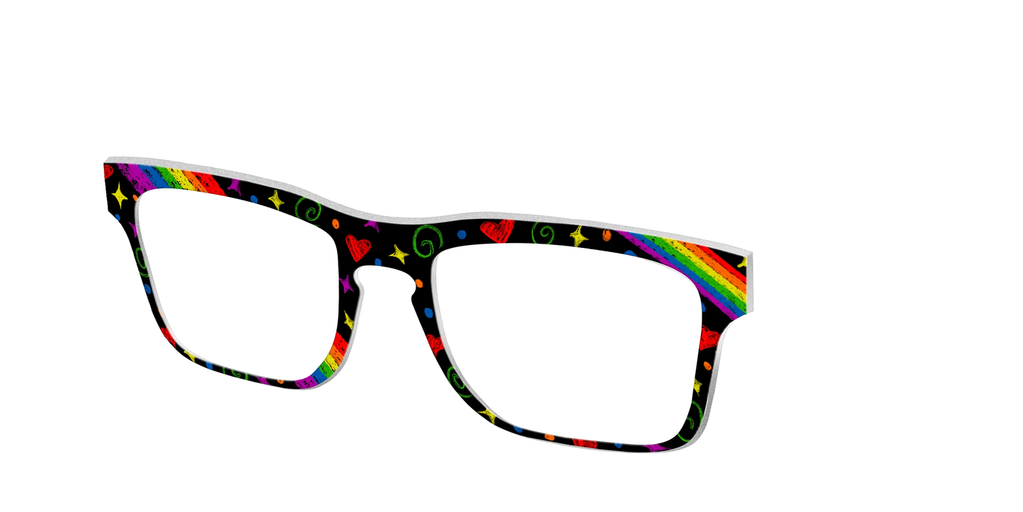 The Rainbow Chalk Doodles