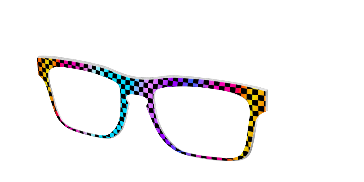 The Rainbow Checkerboard