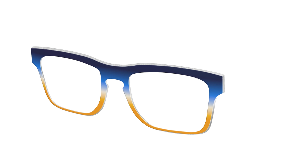 The Royal Blue to Gold Gradient