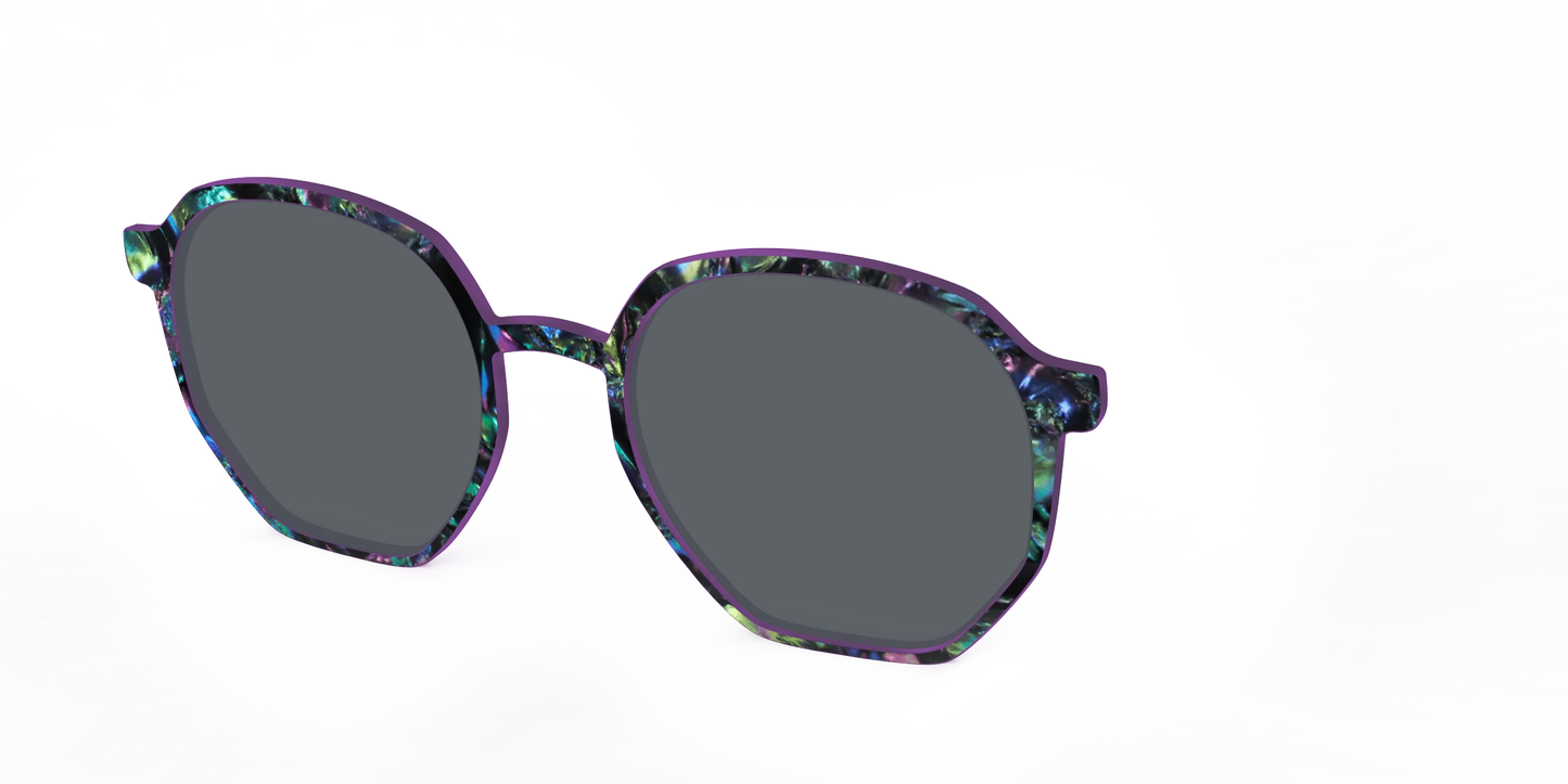 The Polarized Abalone Sun Top