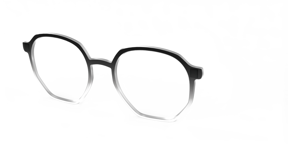 The Black Gradient Crystal