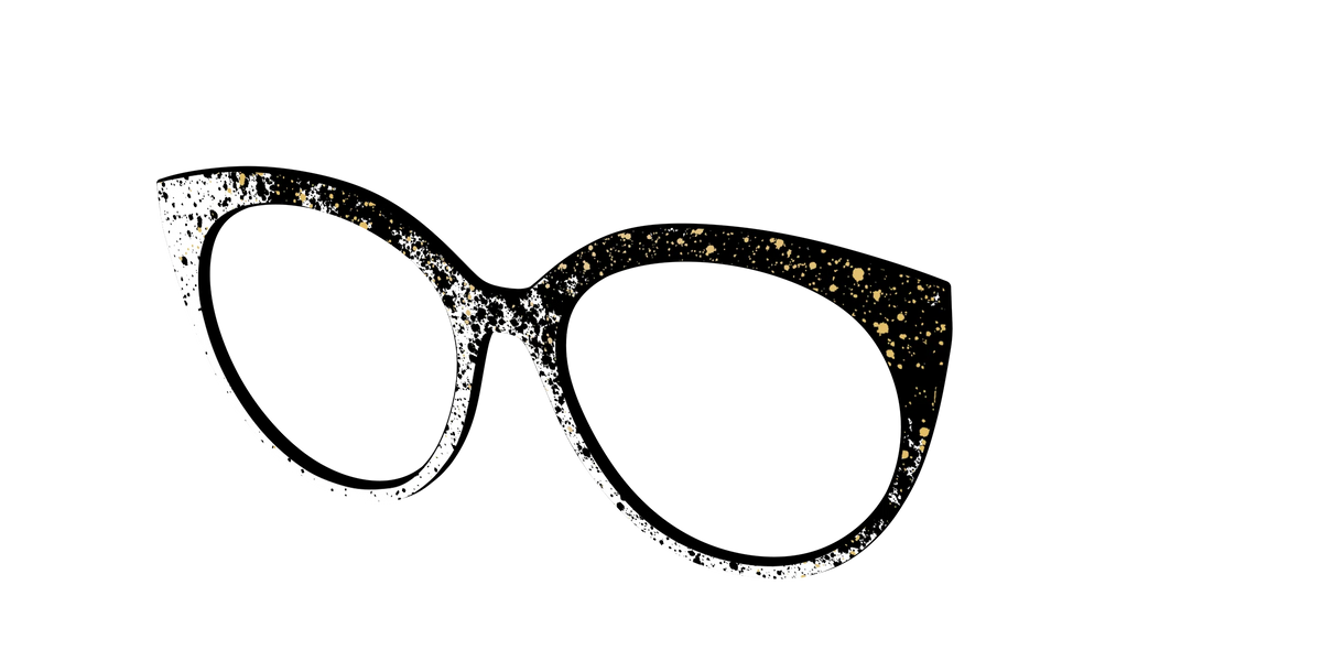 The Black & White Splatter