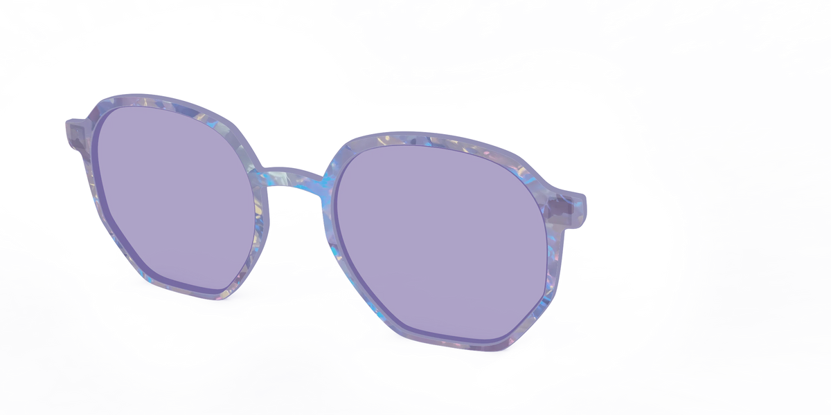 The Lavender Pearl Tort With Celestial Purple Lens