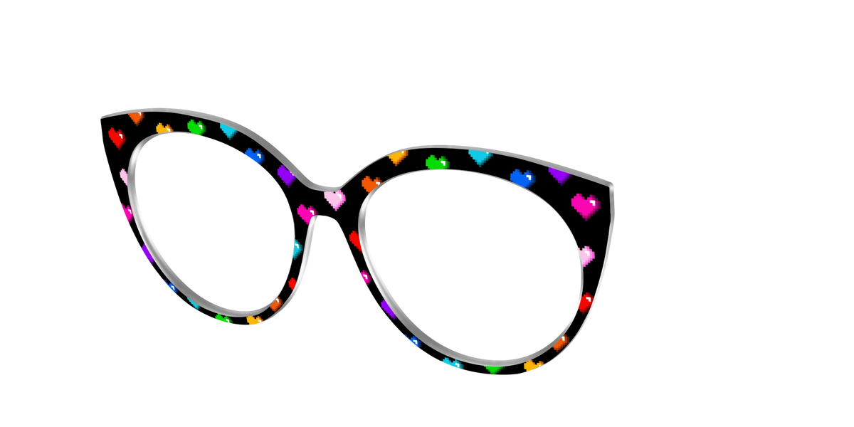 The 8-Bit Rainbow Hearts