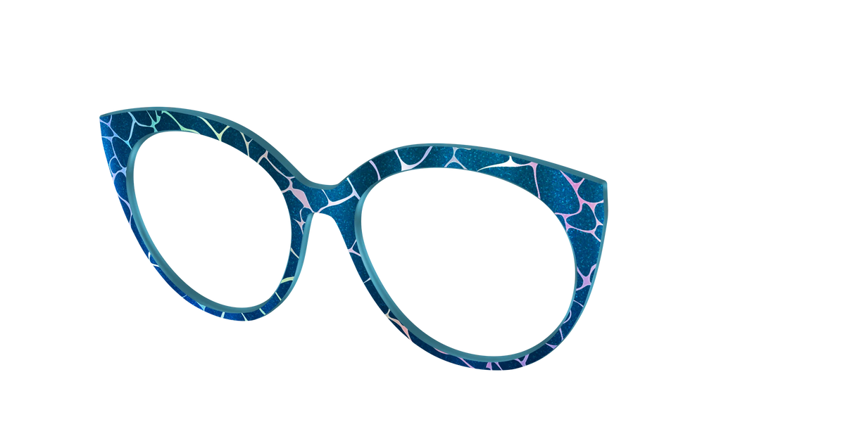 The Teal Shimmer Holographic Pool