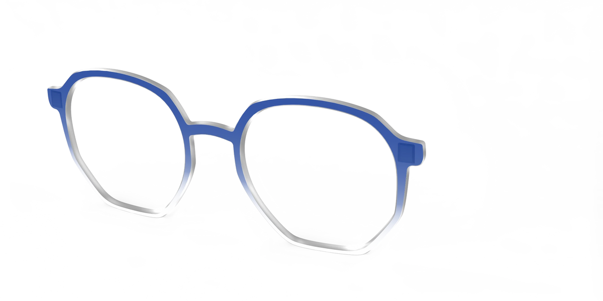 The Indigo Gradient Crystal