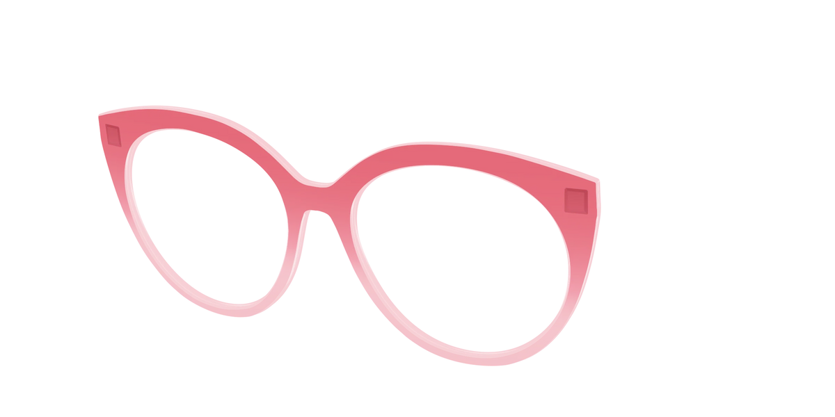 The Red to Coral Gradient Crystal