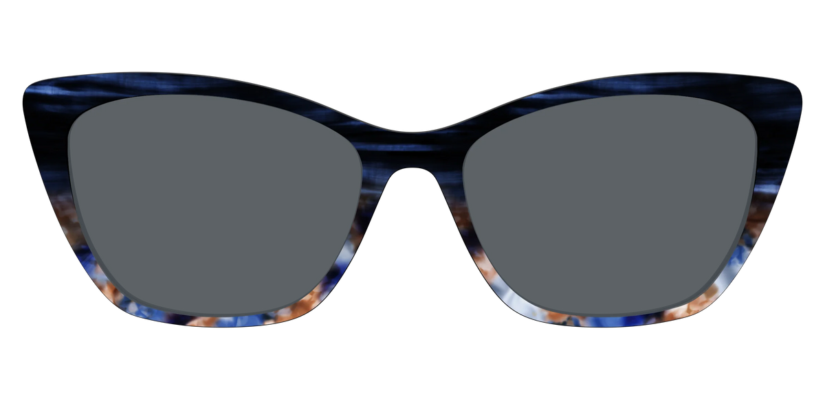 The Polarized Blue Horn Tortoise Sun Top