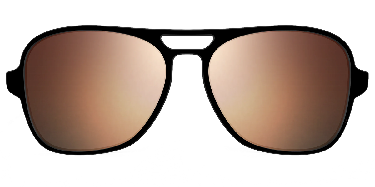 The Polarized Gold Reflective Sun Top