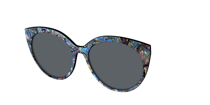 The Polarized Midnight Abalone Sun Top