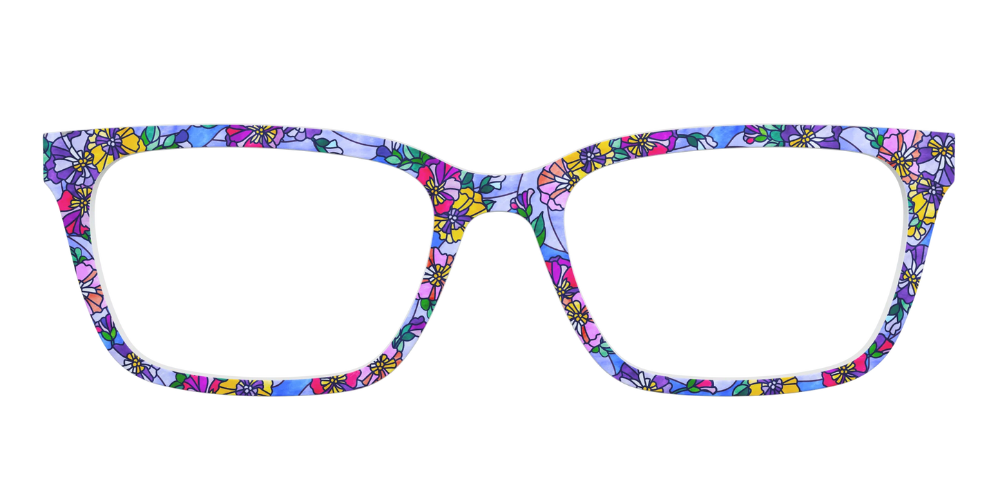 The Pansy Stained Glass