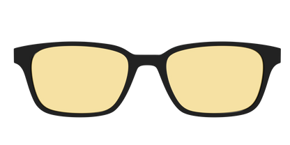 The Black With Citrine Yellow Lens