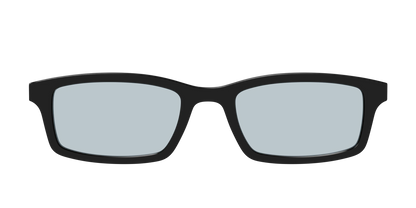 The Black With Slate Blue Lens