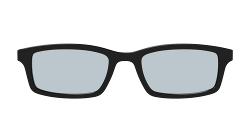 The Black With Slate Blue Lens