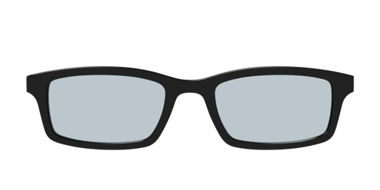 The Black With Slate Blue Lens