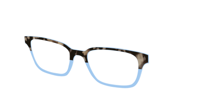The Denim Tortoise Crystal Split
