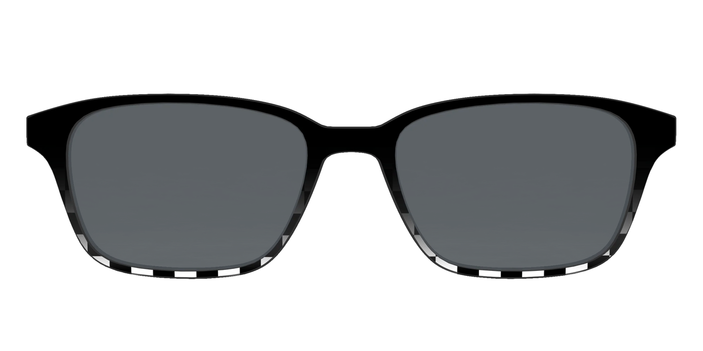The Polarized Checkerboard Fade Sun Top