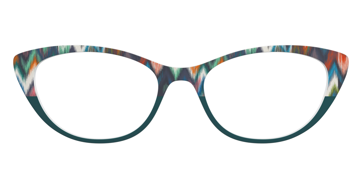 The Teal Ikat Split