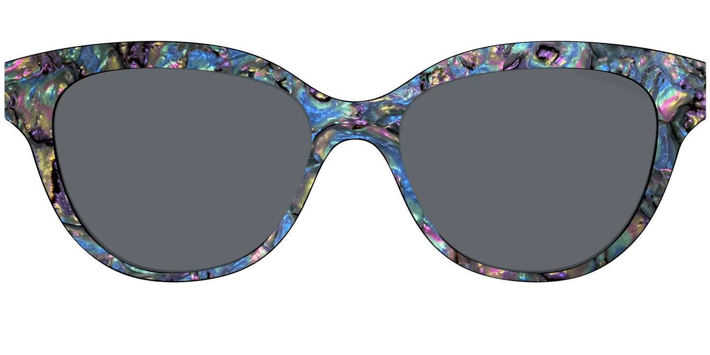 The Polarized Midnight Abalone Sun Top