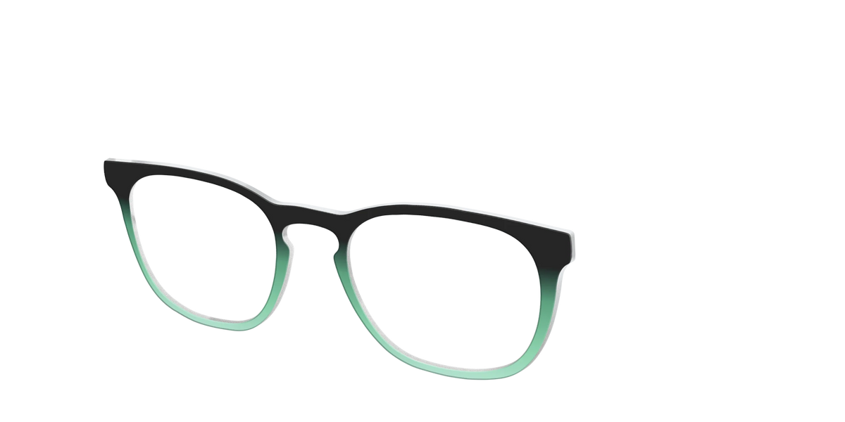The Black to Spearmint Gradient
