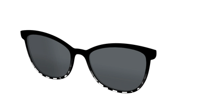 The Polarized Checkerboard Fade Sun Top