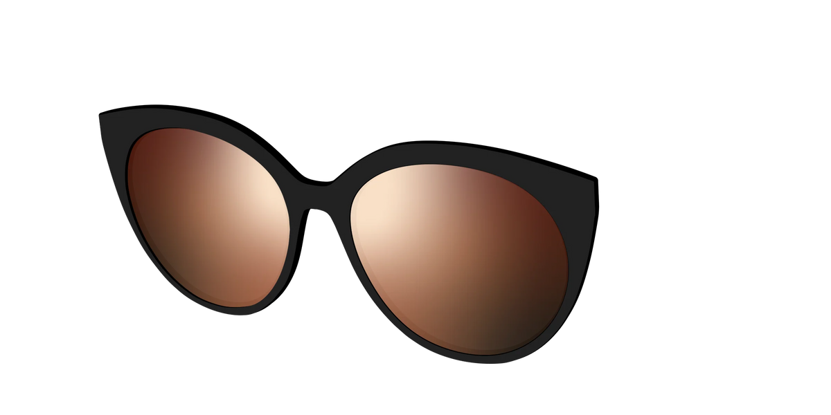 The Polarized Gold Reflective Sun Top