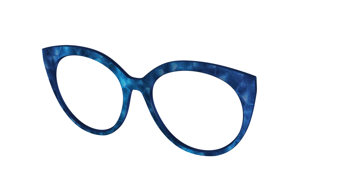 The Shimmering Cobalt Hexagons