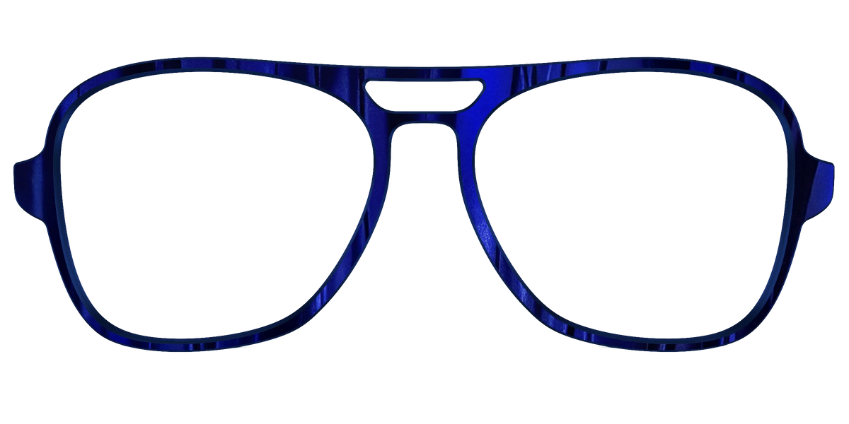 The Indigo Moire Stripes