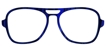 The Indigo Moire Stripes