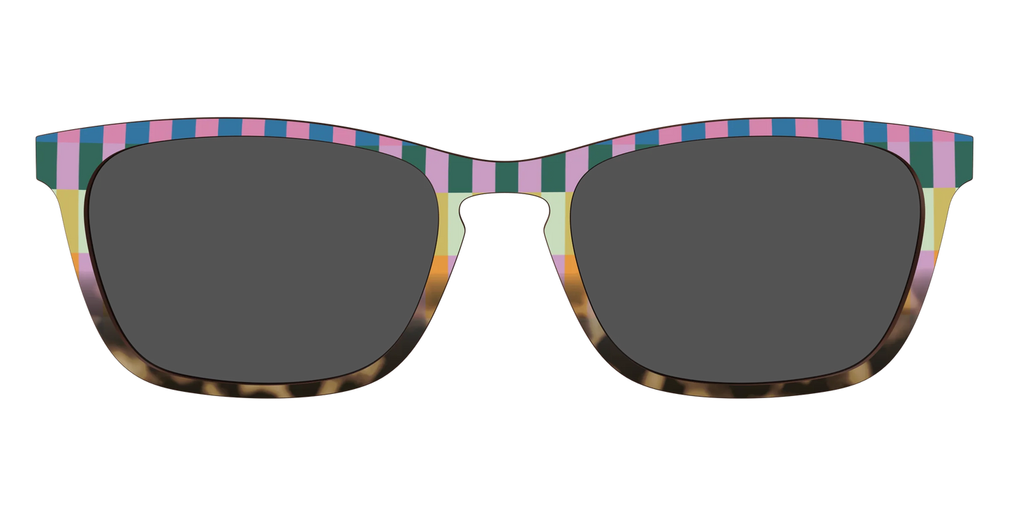 The Polarized Summer Stripes Tortoise Sun Top