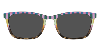 The Polarized Summer Stripes Tortoise Sun Top