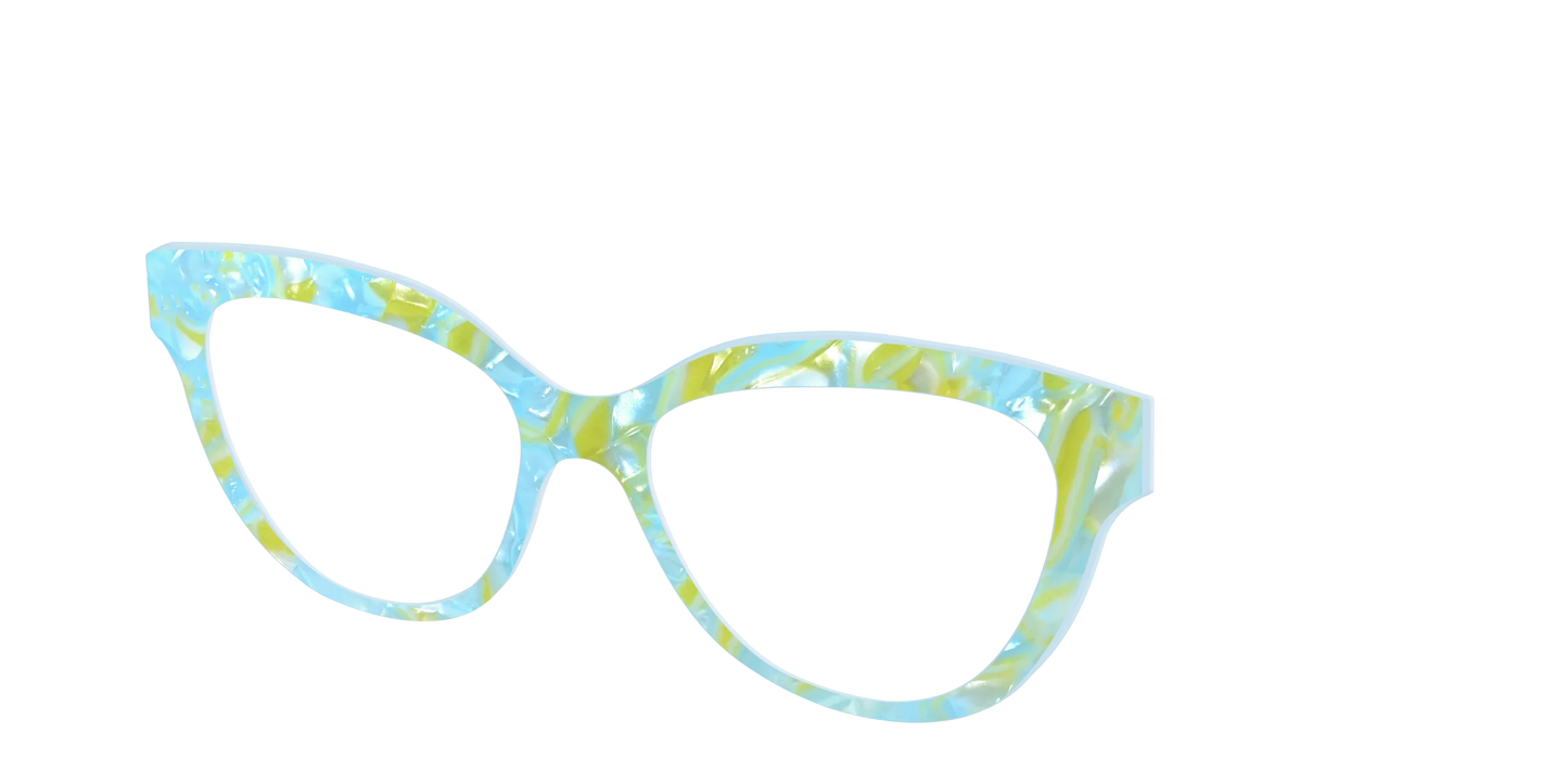 The Blue Lemonade Pearl Marble