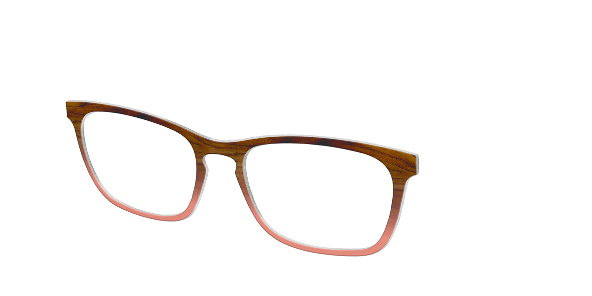 The Woodgrain to Peach Gradient
