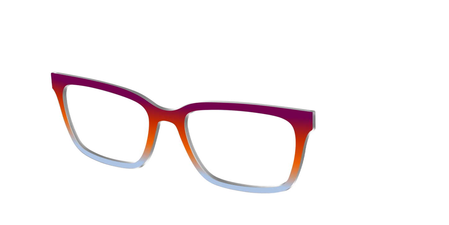 The Raspberry to Periwinkle Gradient