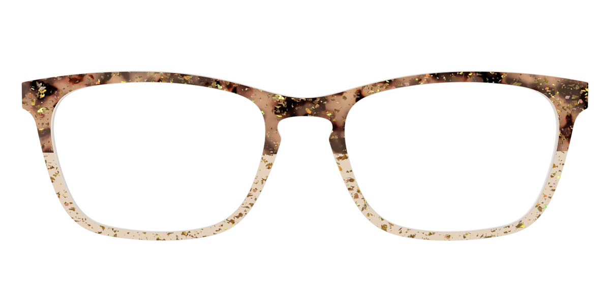 The Khaki Tortoise Crystal Split with Gold Flakes