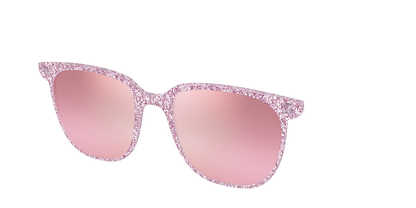 The Polarized Rose Gold Sparkle Sun Top