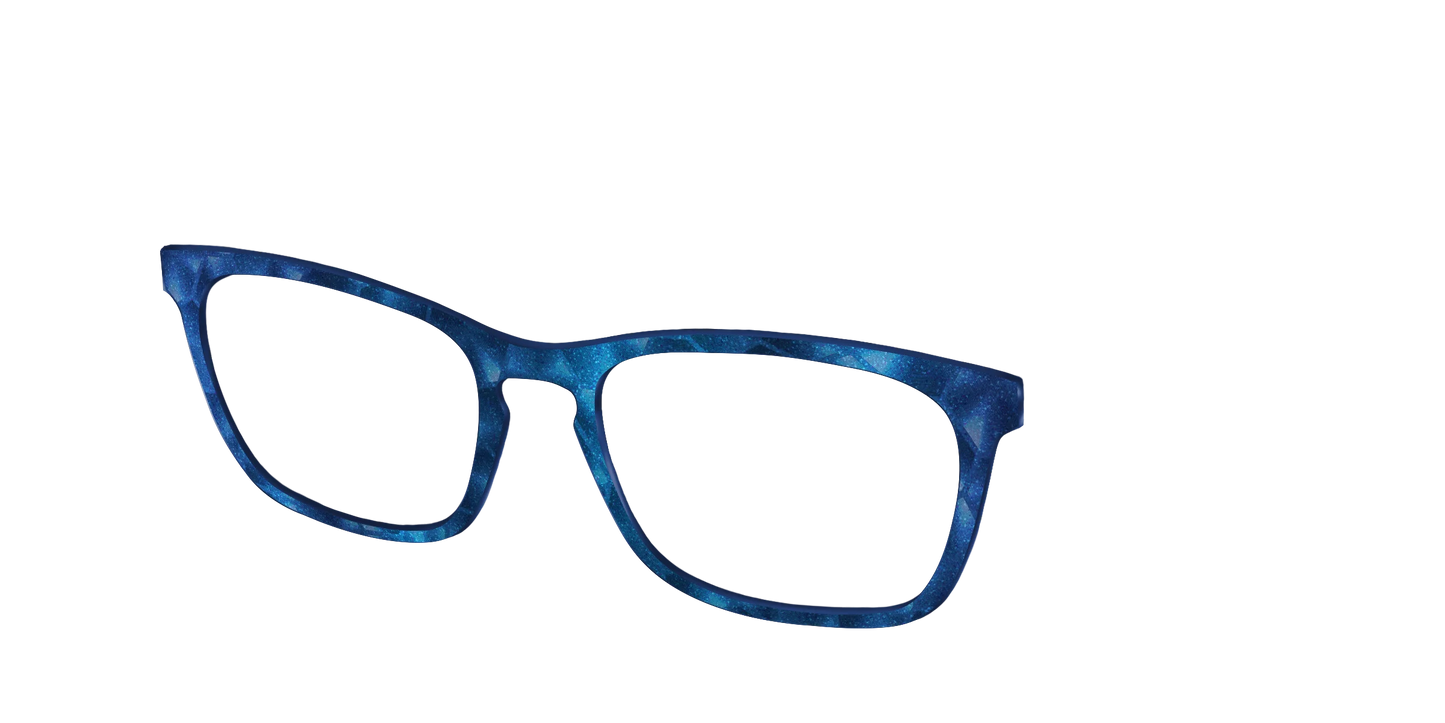 The Shimmering Cobalt Hexagons