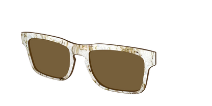 The Polarized Ivory Sand Pearl Shell Sun Top