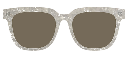 The Polarized White Quartz Pearl Sun Top