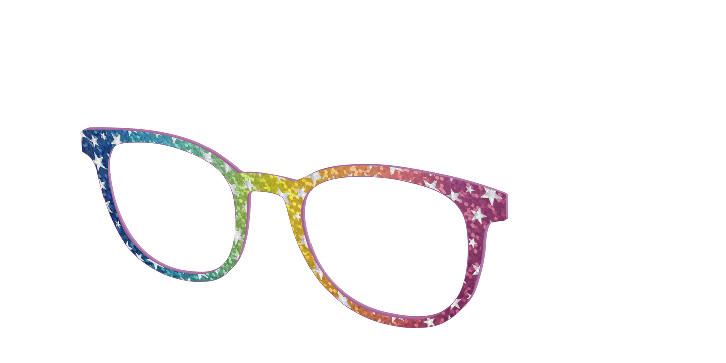 The Iridescent Rainbow Stars